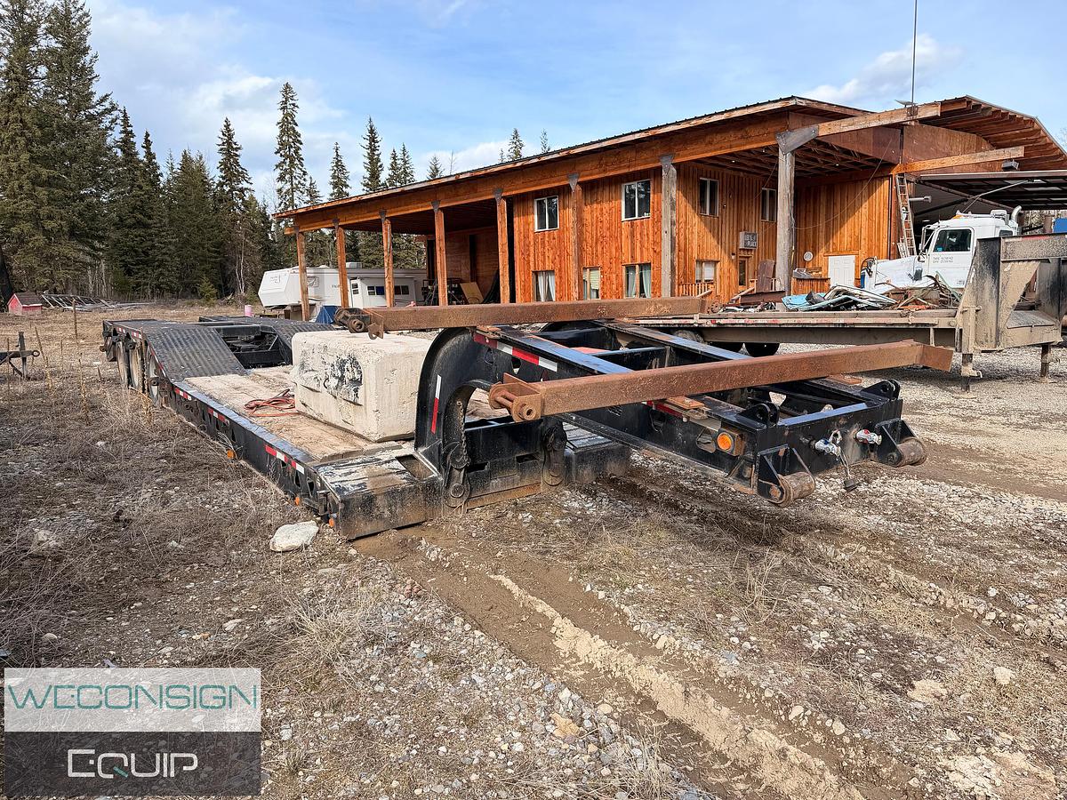 Used 1991 Trail King 50 Ton Lowboy Trailer