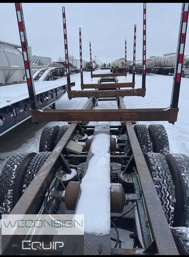 Used 2006 Superior Tri Axle Hayrack Logging Trailer