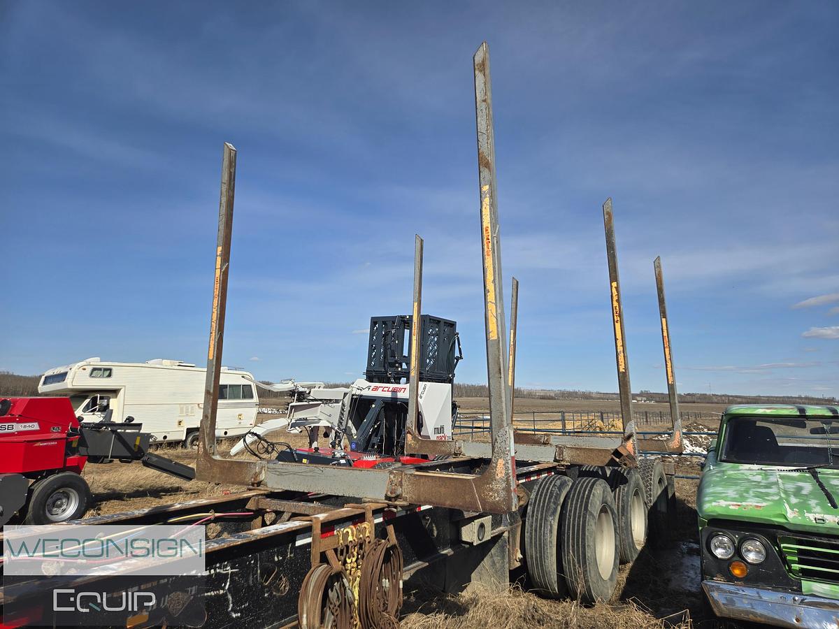 Used 2017 Doepker Hay Rack Logging Trailer