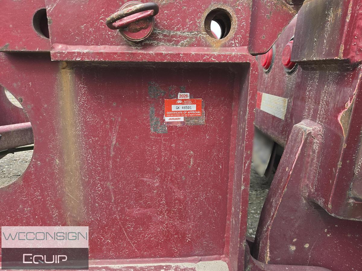 Used 2012 Pacesetter 70T 8 Axle Lowbed/ Lowboy Combination