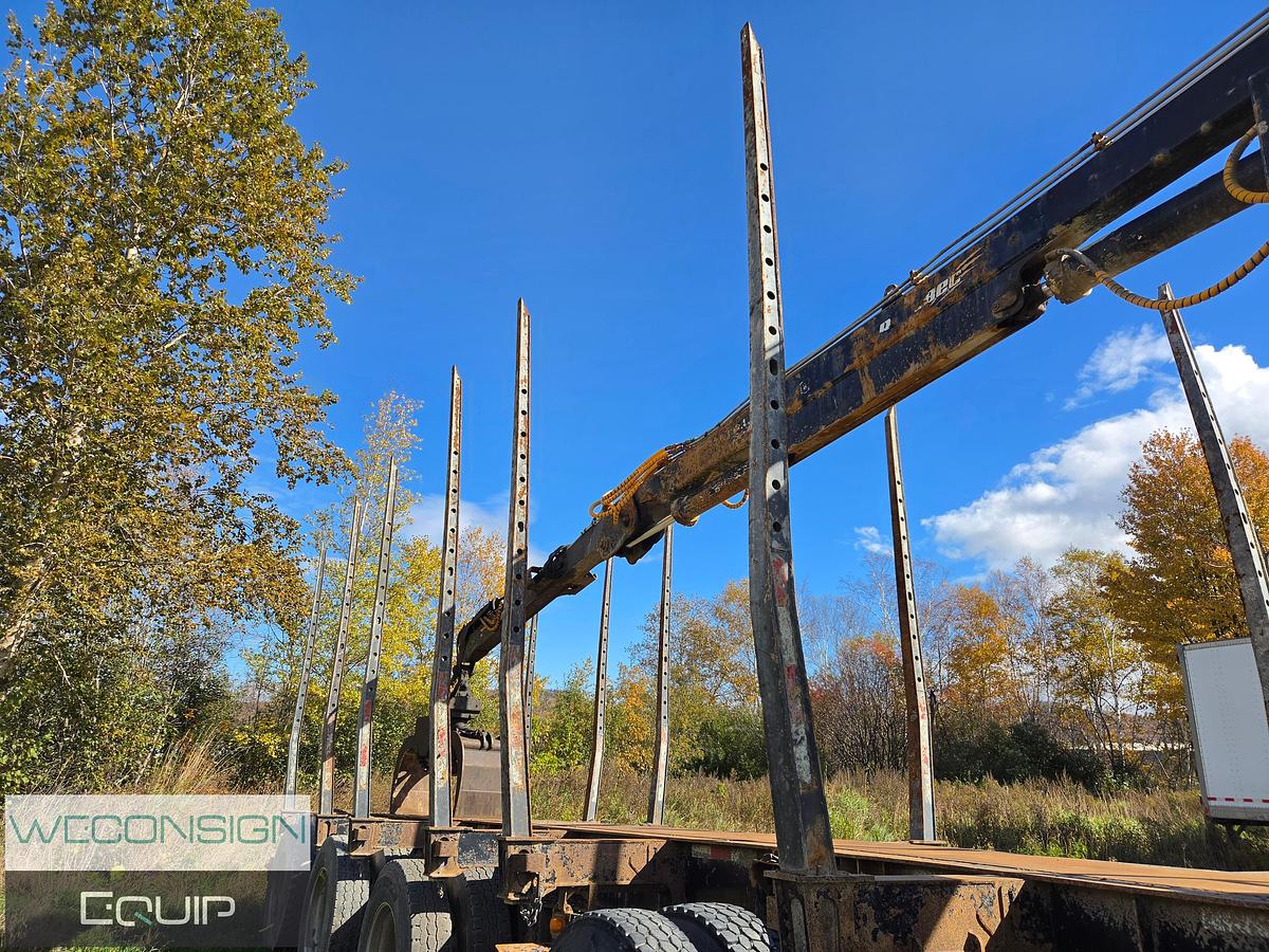 Used 2022 Manac 23451A541 Quad Axle Logging Trailer