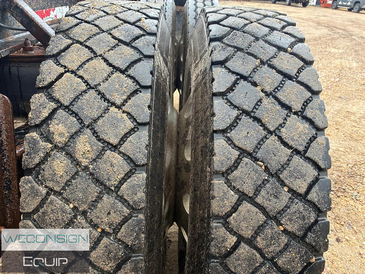 Used 2014 Doepker TRA/REM Logging Trailer