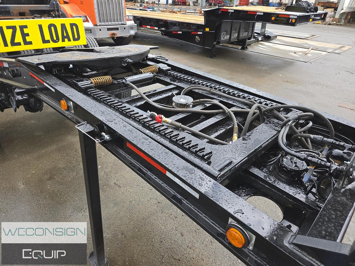 Used 2005 K-Line 60 Ton Lowbed Trailer and Jump Jeep