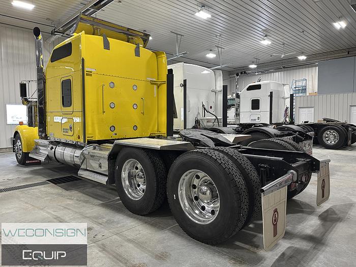 Used 2019 Kenworth W900L Sleeper Tandem Yellow