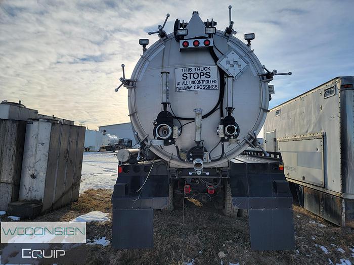 Used 2012 Brenner 407 Stainless Straight Vac Tank Rig Up (not chassis mounted)