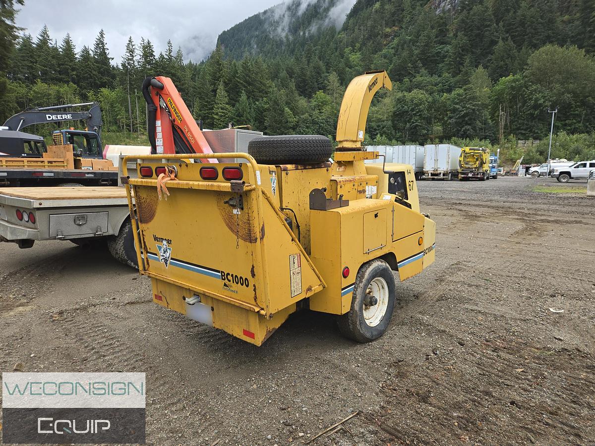 Used 2001 Vermeer BC1000 Wood Chipper