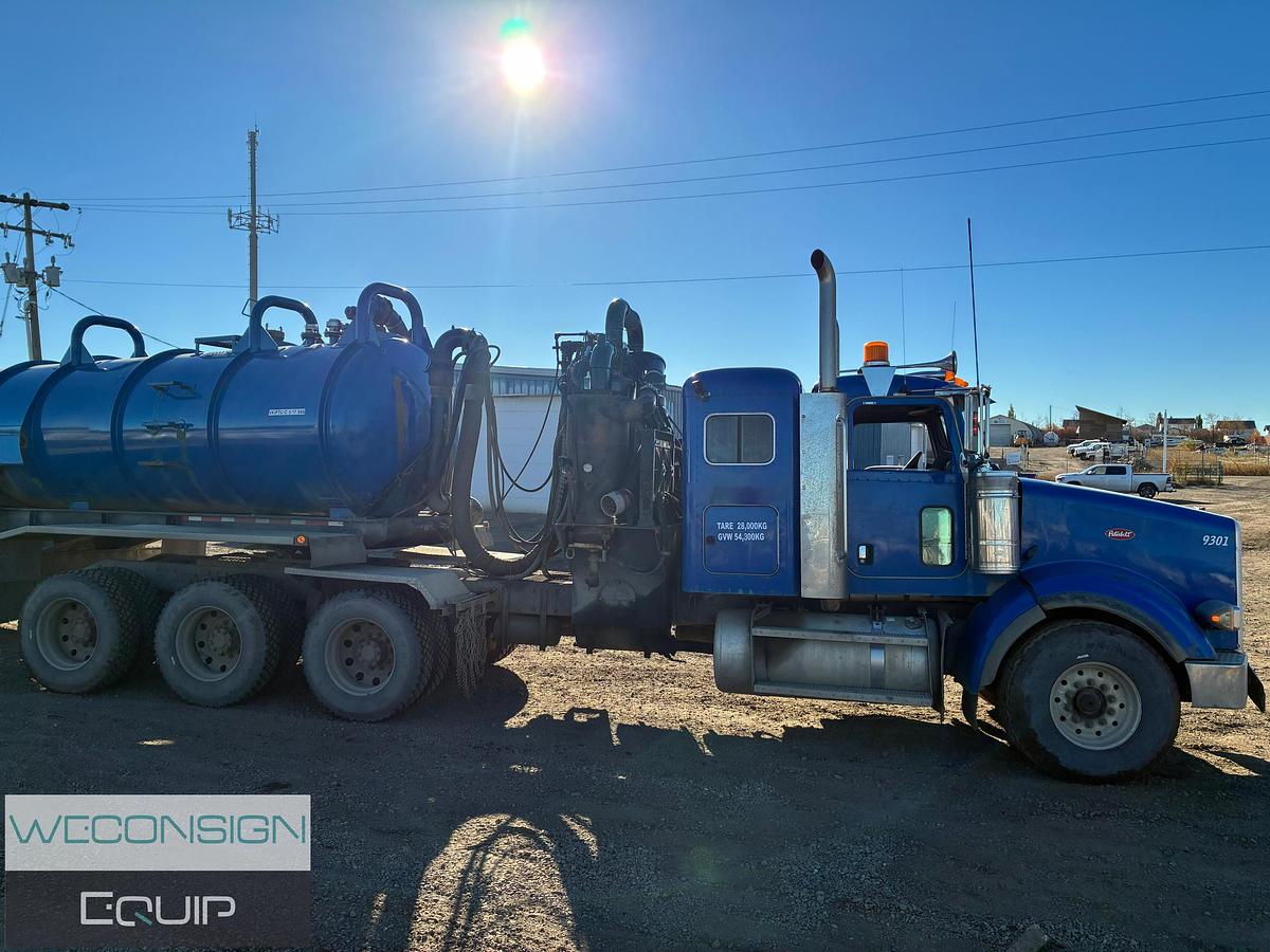 Used 2007 Peterbilt 378 Semi Vacuum Truck and Trailer