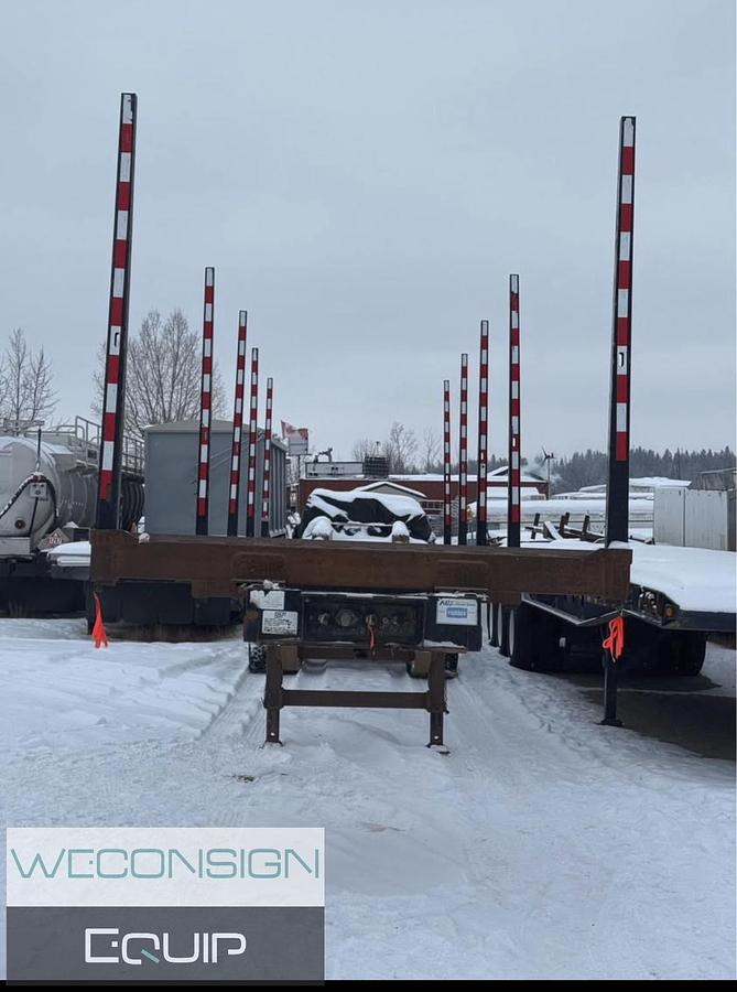 Used 2006 Superior Tri Axle Hayrack Logging Trailer