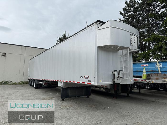 Used 2018 Tycrop Walking Floor/Chip Trailer