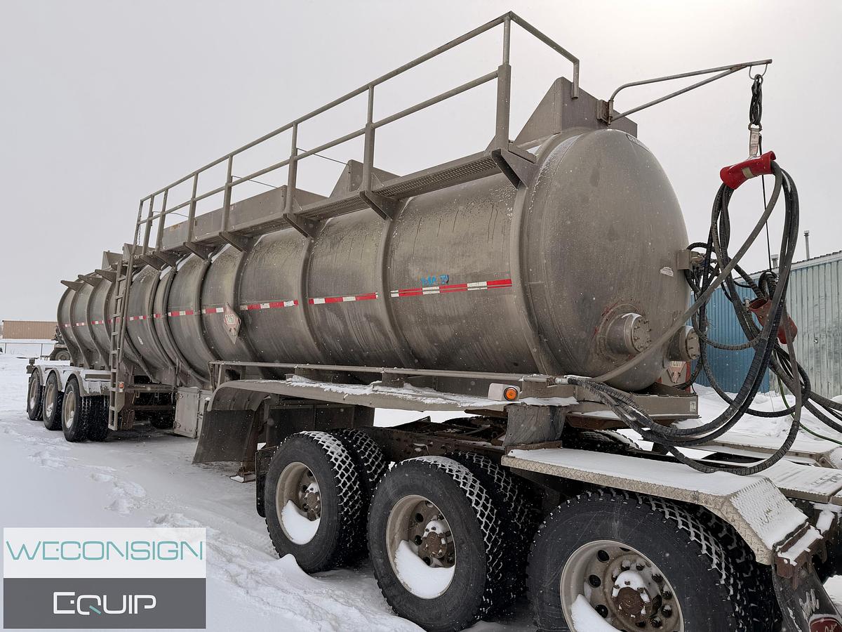 Used 2013 Brenner 42m3 Aluminum Tanker Trailer