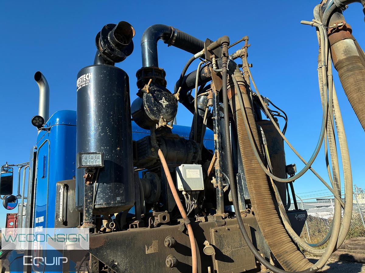 Used 2007 Peterbilt 378 Semi Vacuum Truck and Trailer