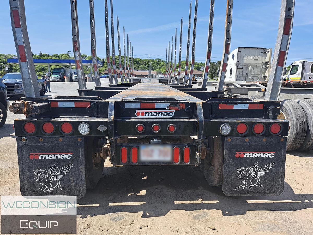 Used 2024 Manac 23451A541 Quad Axle Log Trailer