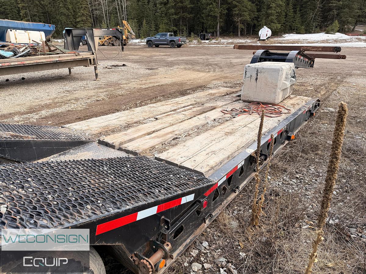 Used 1991 Trail King 50 Ton Lowboy Trailer