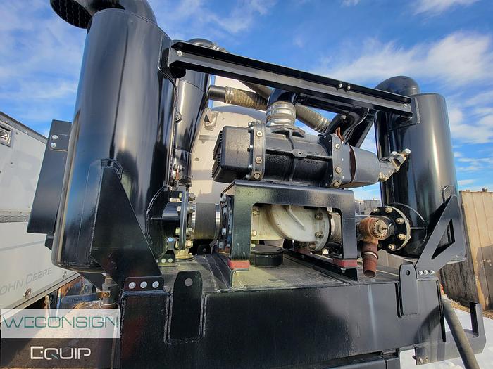 Used 2012 Brenner 407 Stainless Straight Vac Tank Rig Up (not chassis mounted)