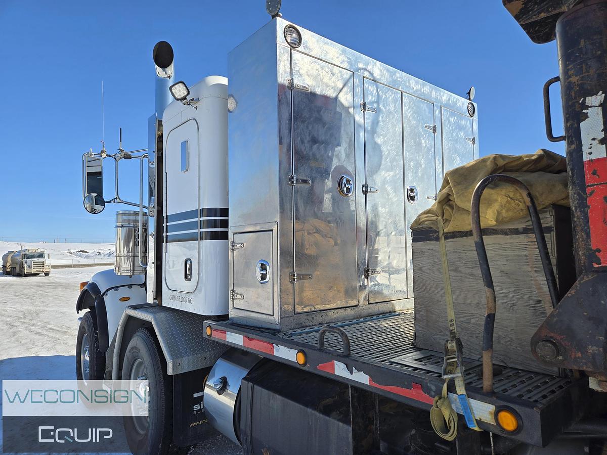 Used 2014 Peterbilt 367 Tan Tri 30 Ton Knuckle Boom Truck