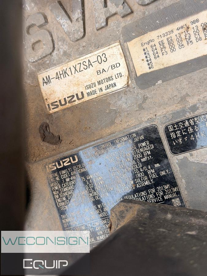 Used 2014 Hitachi ZX210LC-5N Excavator