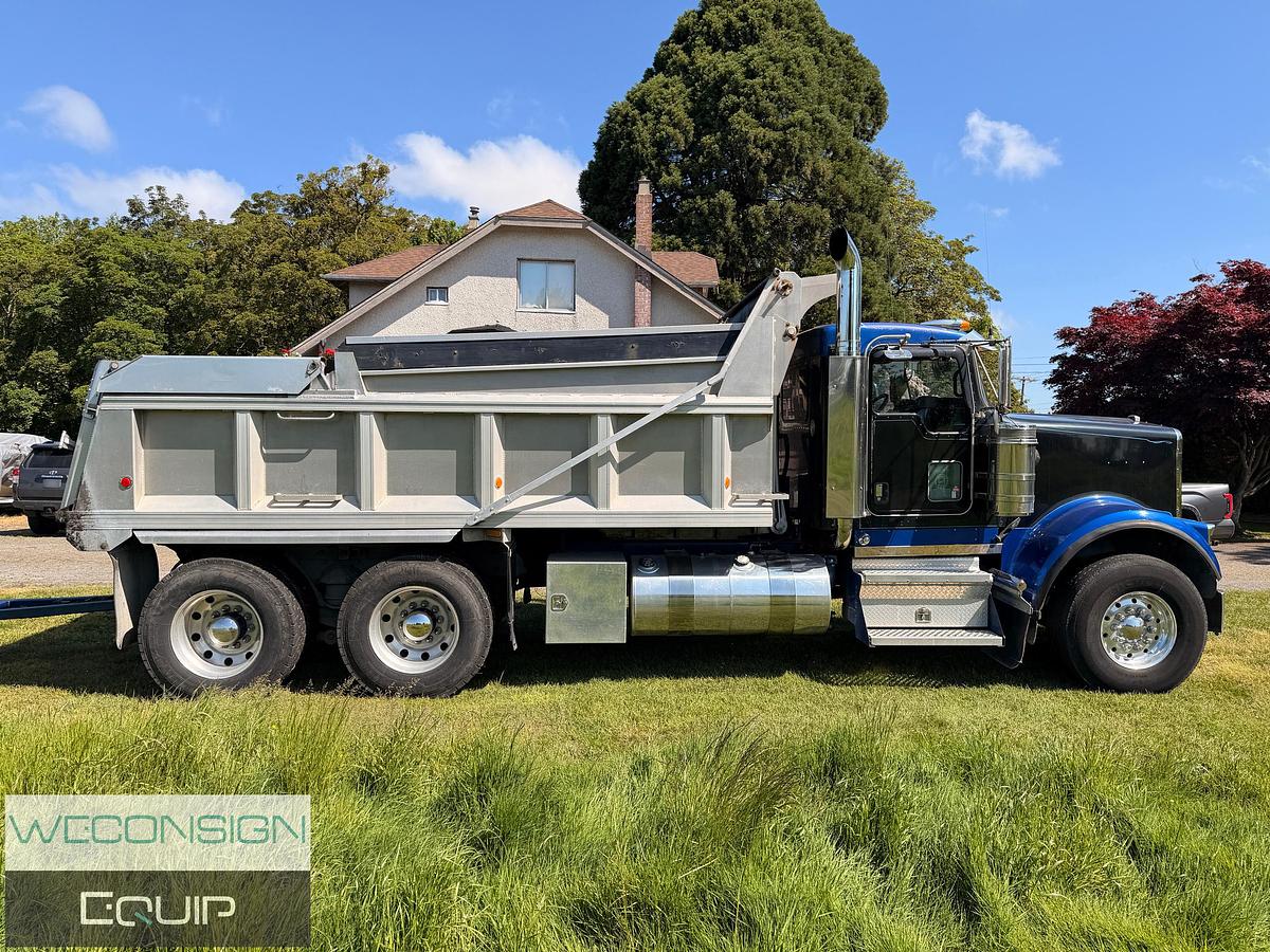 Used 2007 Kenworth W900 Dump Truck w/ K-Line Quad Transfer