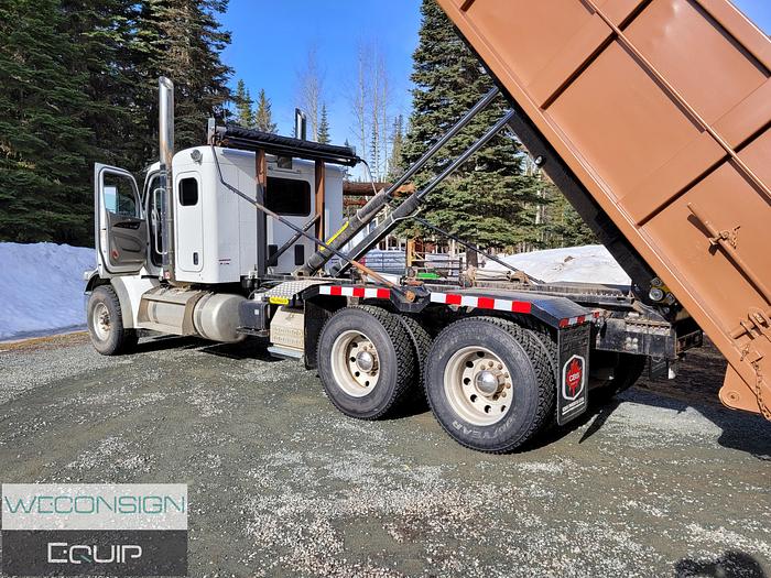 Used 2019 Peterbilt 367 Tandem Roll Off Truck