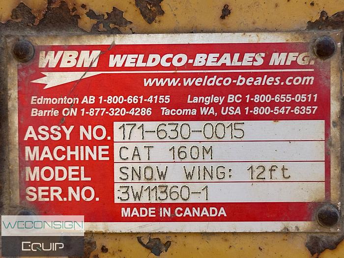 Used 2011 CAT 160M VHP