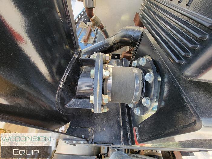 Used 2012 Brenner 407 Stainless Straight Vac Tank Rig Up (not chassis mounted)