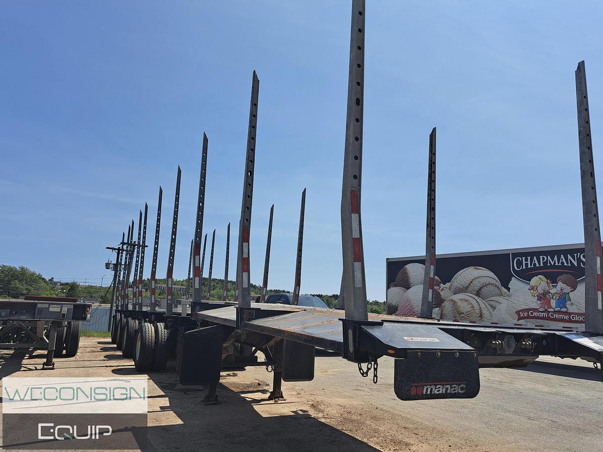 Used 2024 Manac 23451A541 Quad Axle Log Trailer