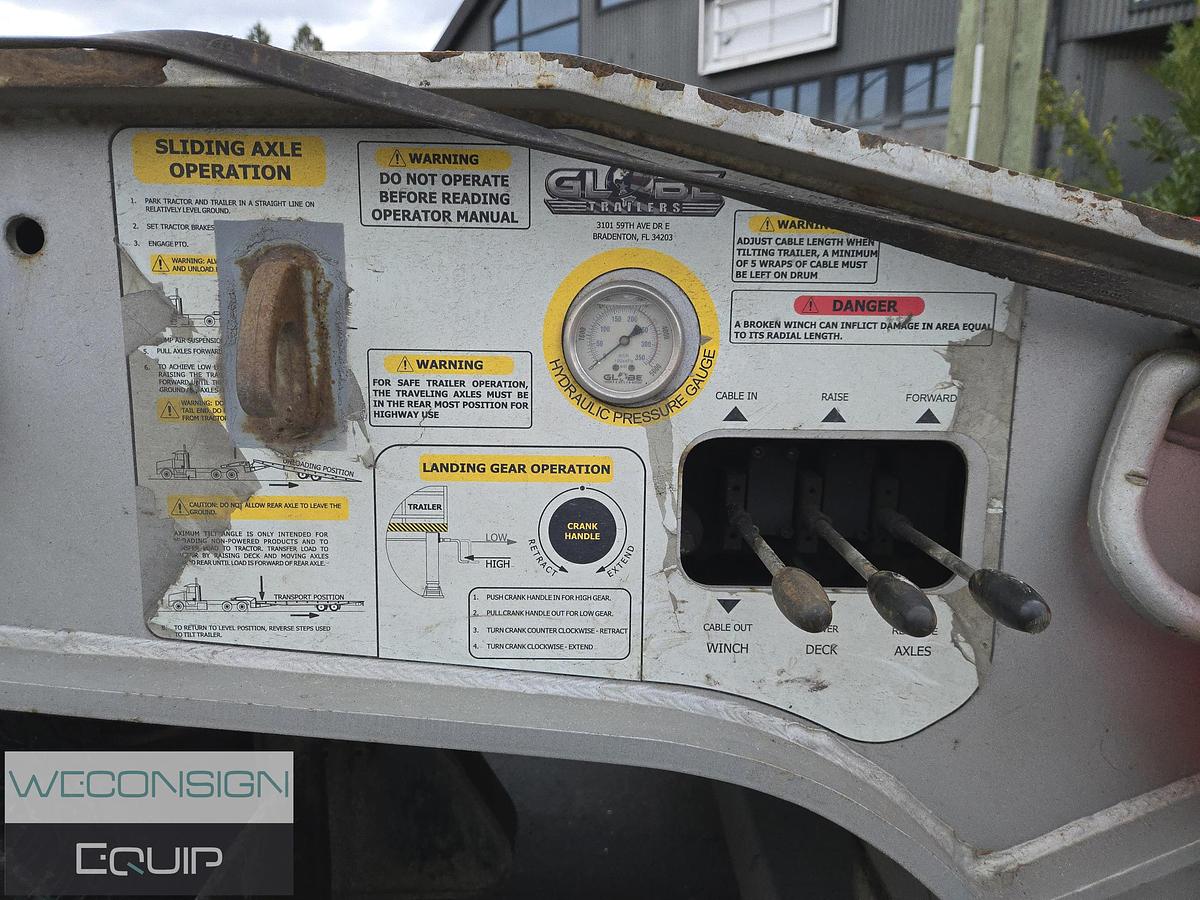 Used 2023 Globe 55 Ton Lowboy Trailer