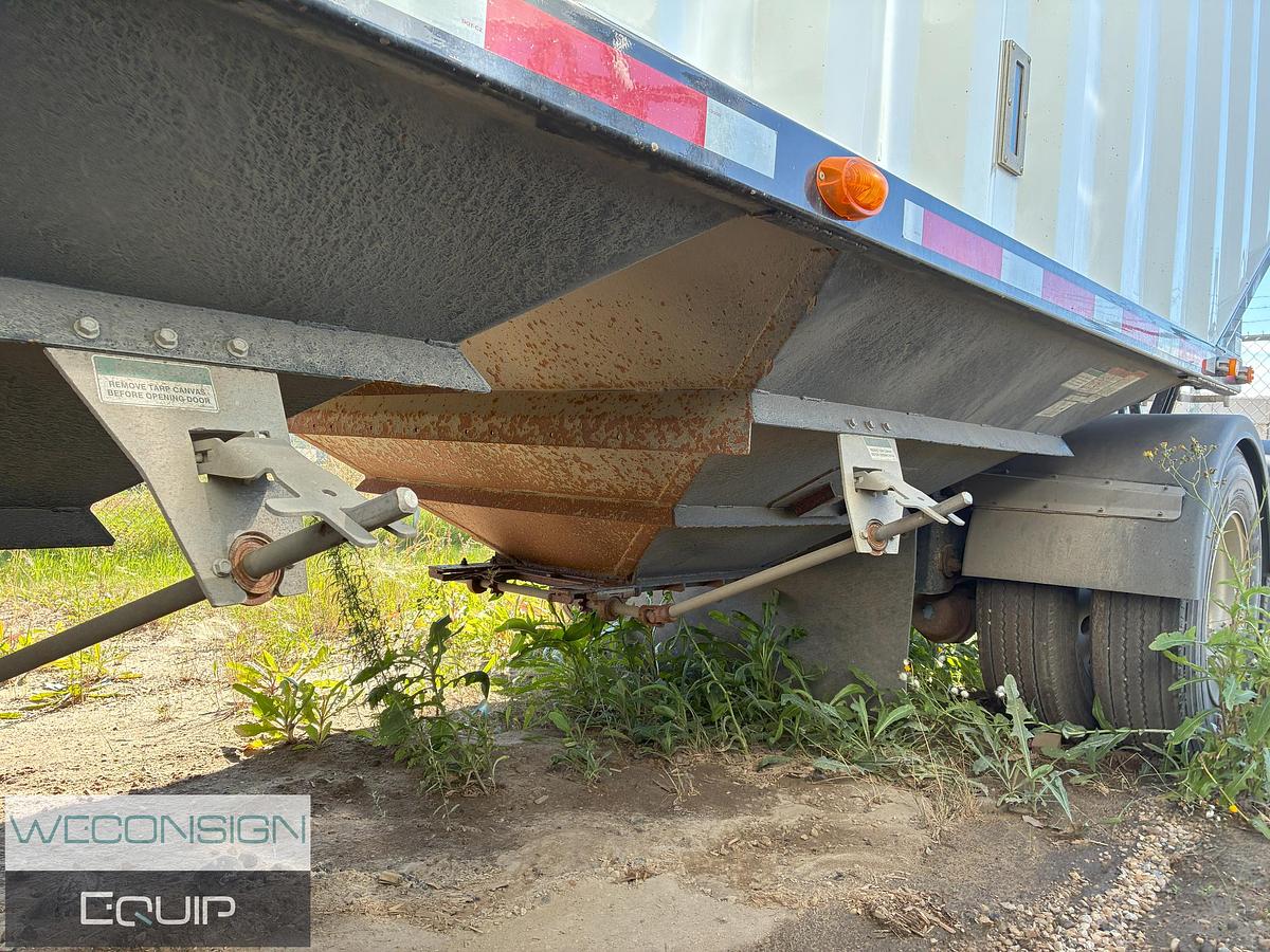 Used 2024 Lode King Super B Bottom End Dump Gravel Trailer