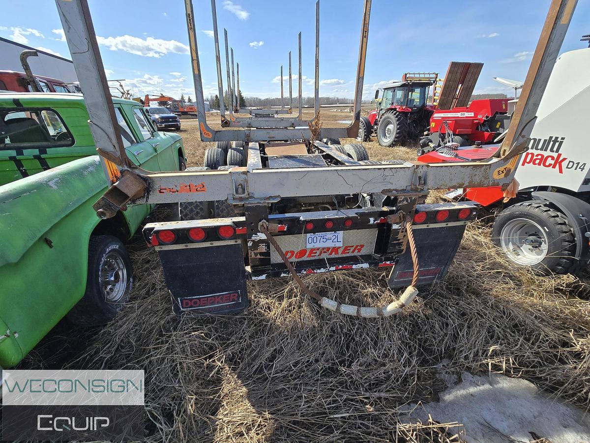Used 2017 Doepker Hay Rack Logging Trailer