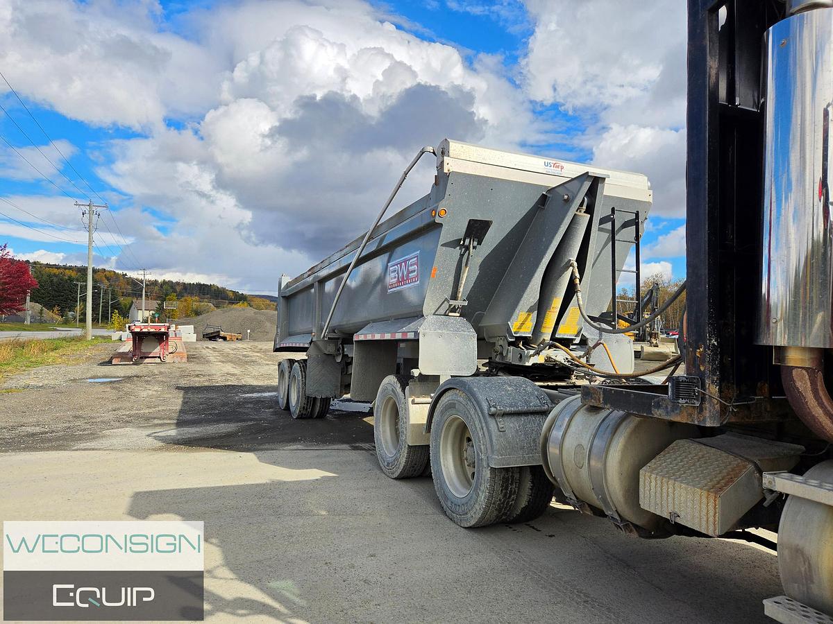 Used 2022 BWS Tandem End Dump Trailer