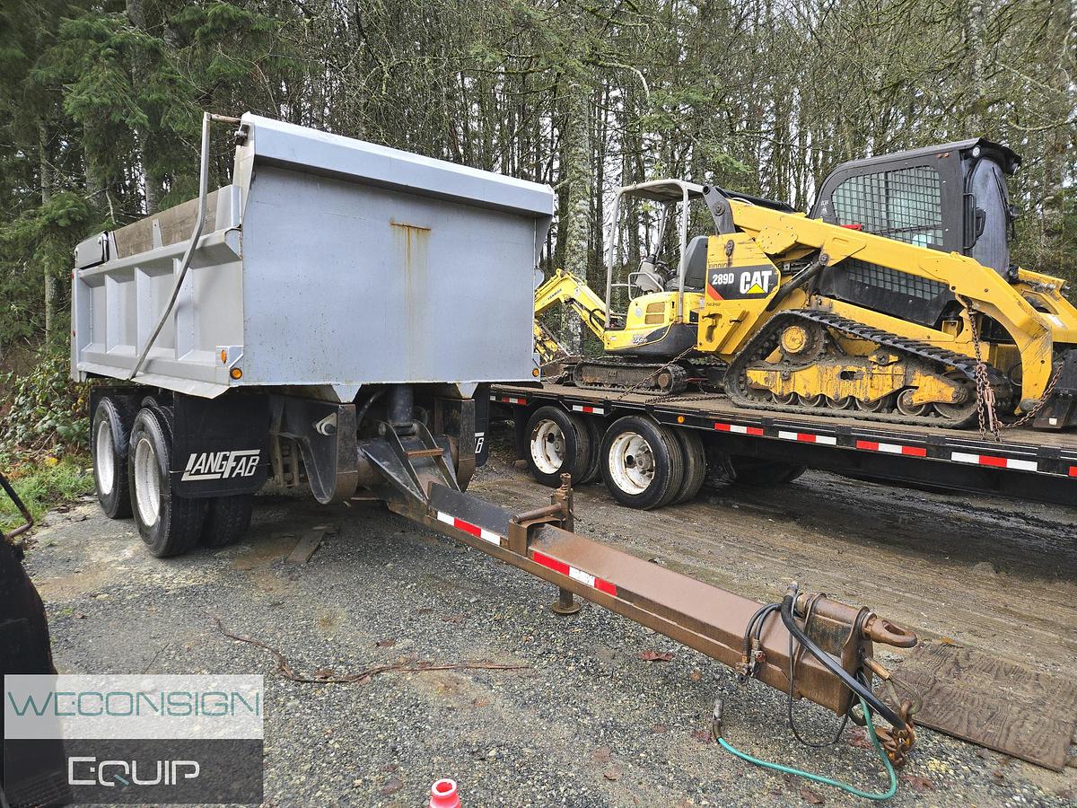 Used 2005 Langfab Pony Dump Trailer