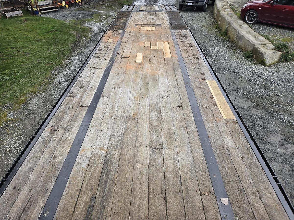 Used 2008 Ledwell Hydraulic Tilt Deck Equipment Trailer