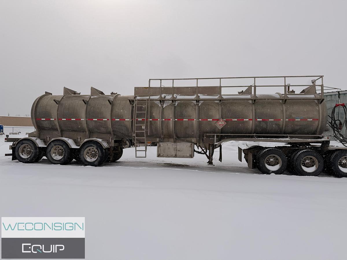 Used 2013 Brenner 42m3 Aluminum Tanker Trailer