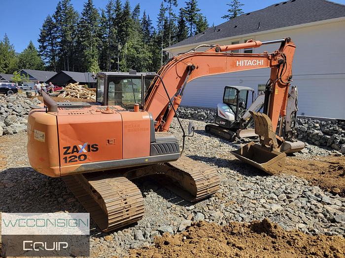 Used 2014 Hitachi ZX120-5B Excavator