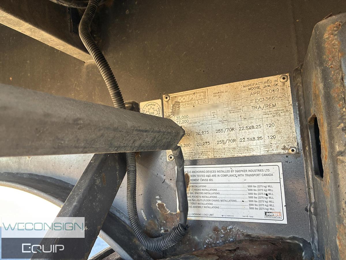 Used 2010 Doepker DC13665-S Step Deck Trailer