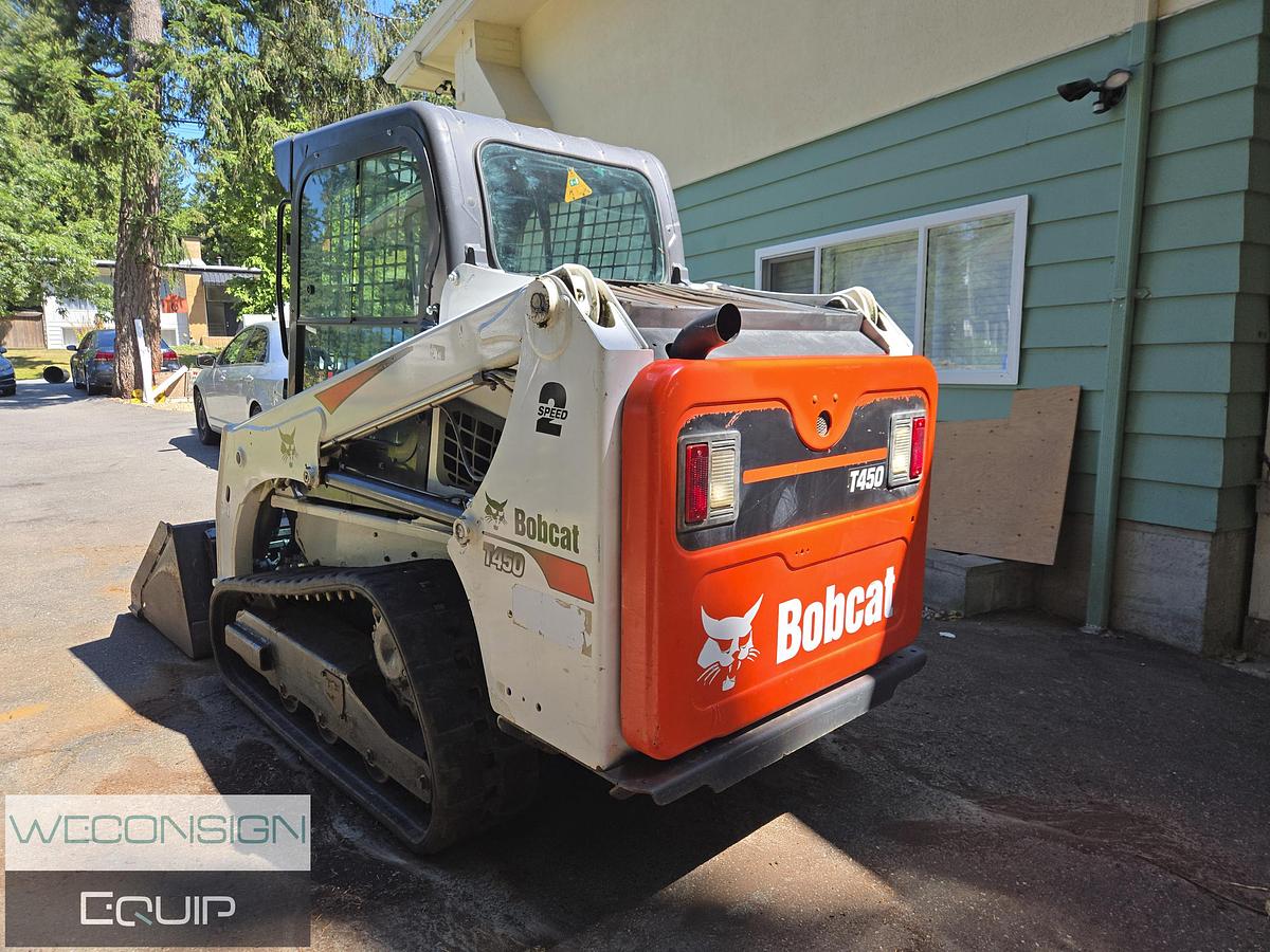 Used 2018 Bobcat T450 Skid Steer/ Track Loader