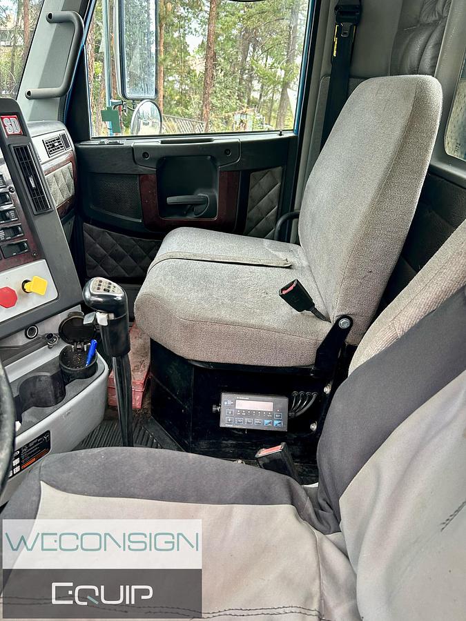 Used 2019 Freightliner Tri Drive Log Truck w/ 2019 Doepker Quad Axle Log Trailer