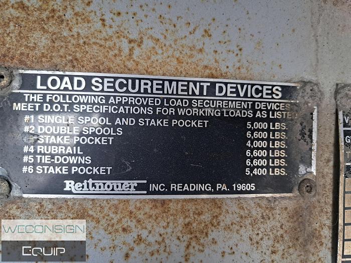 Used 2014 Reitnouer 53FT Tridem Step Deck