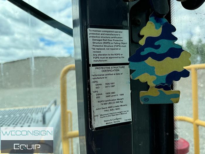 Used 2006 John Deere 744J Wheel-Loader