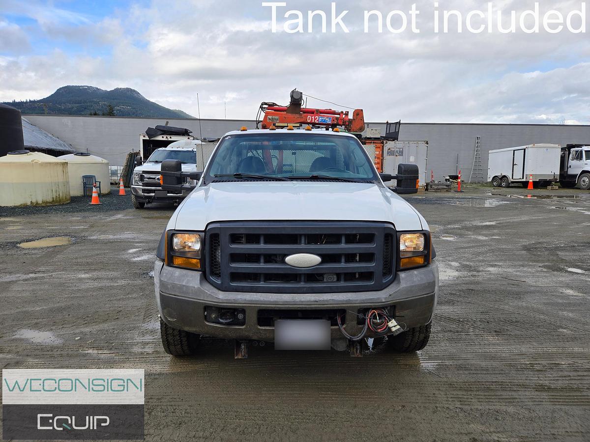 Used 2006 Ford F450 XL Flat Deck Knuckle Boom Truck