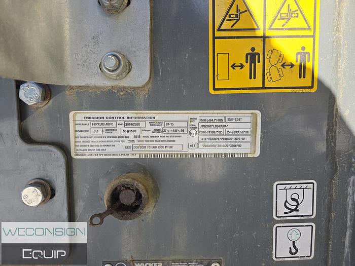 Used 2016 Wacker Neuson DW60 Wheeled Dumper