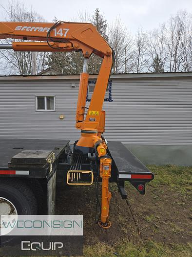 Used 1996 Mack CS200P Single Axle Boom/ Crane Truck