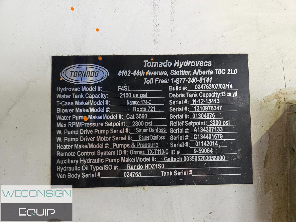 Used 2015 Peterbilt Tri-Axle Hydrovac