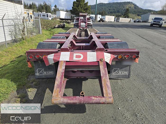 Used 2023 K-Line 8 Axle 55 Ton Hydraulic Neck Lowbed Combination