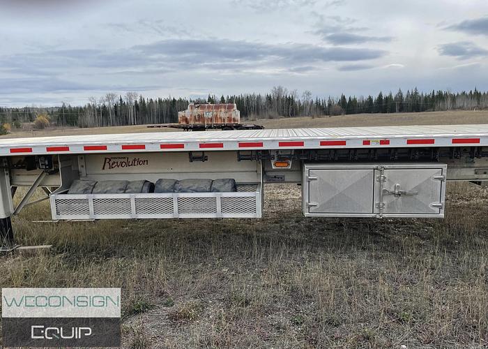 Used 2019 Fontaine Revolution 48FT Hiboy HBR5212FSA Hi-boy Flat Deck