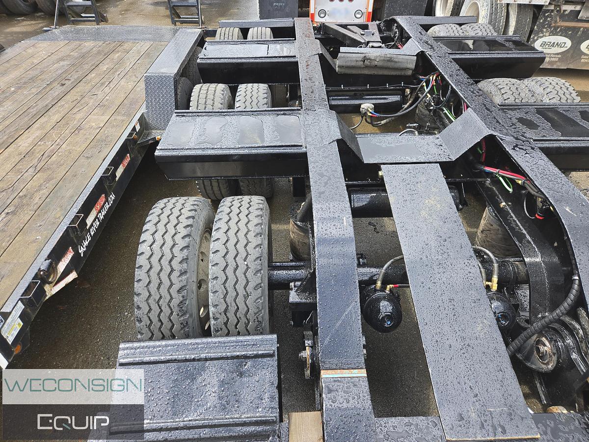Used 2005 K-Line 60 Ton Lowbed Trailer and Jump Jeep