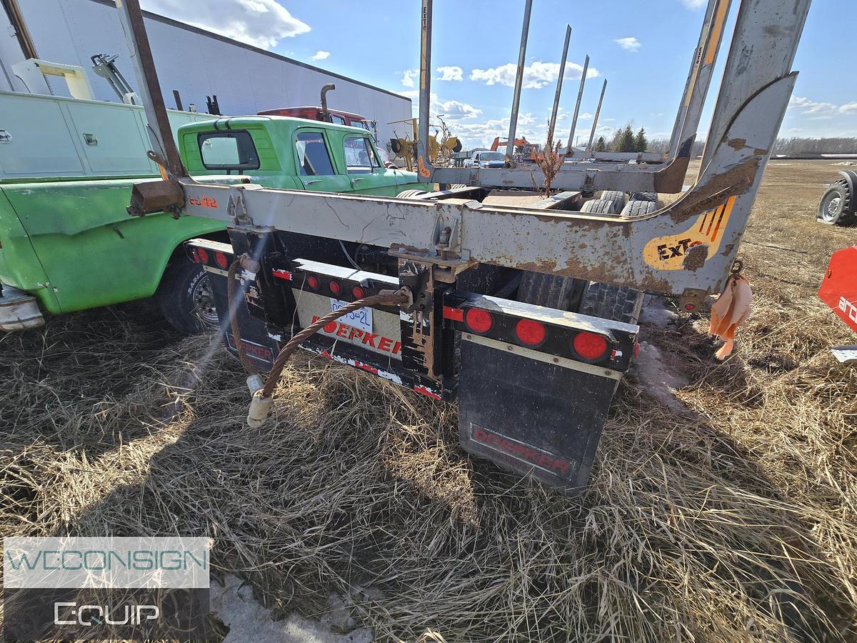 Used 2017 Doepker Hay Rack Logging Trailer