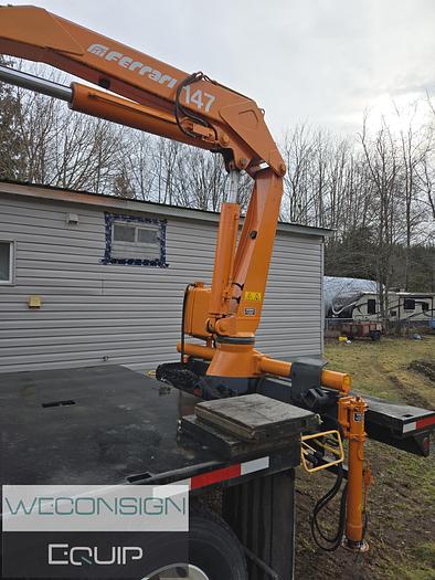 Used 1996 Mack CS200P Single Axle Boom/ Crane Truck