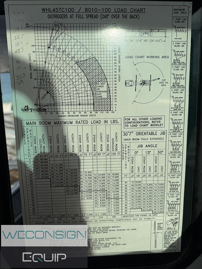 Used 2014 Kenworth C500B 45 Ton Picker Truck