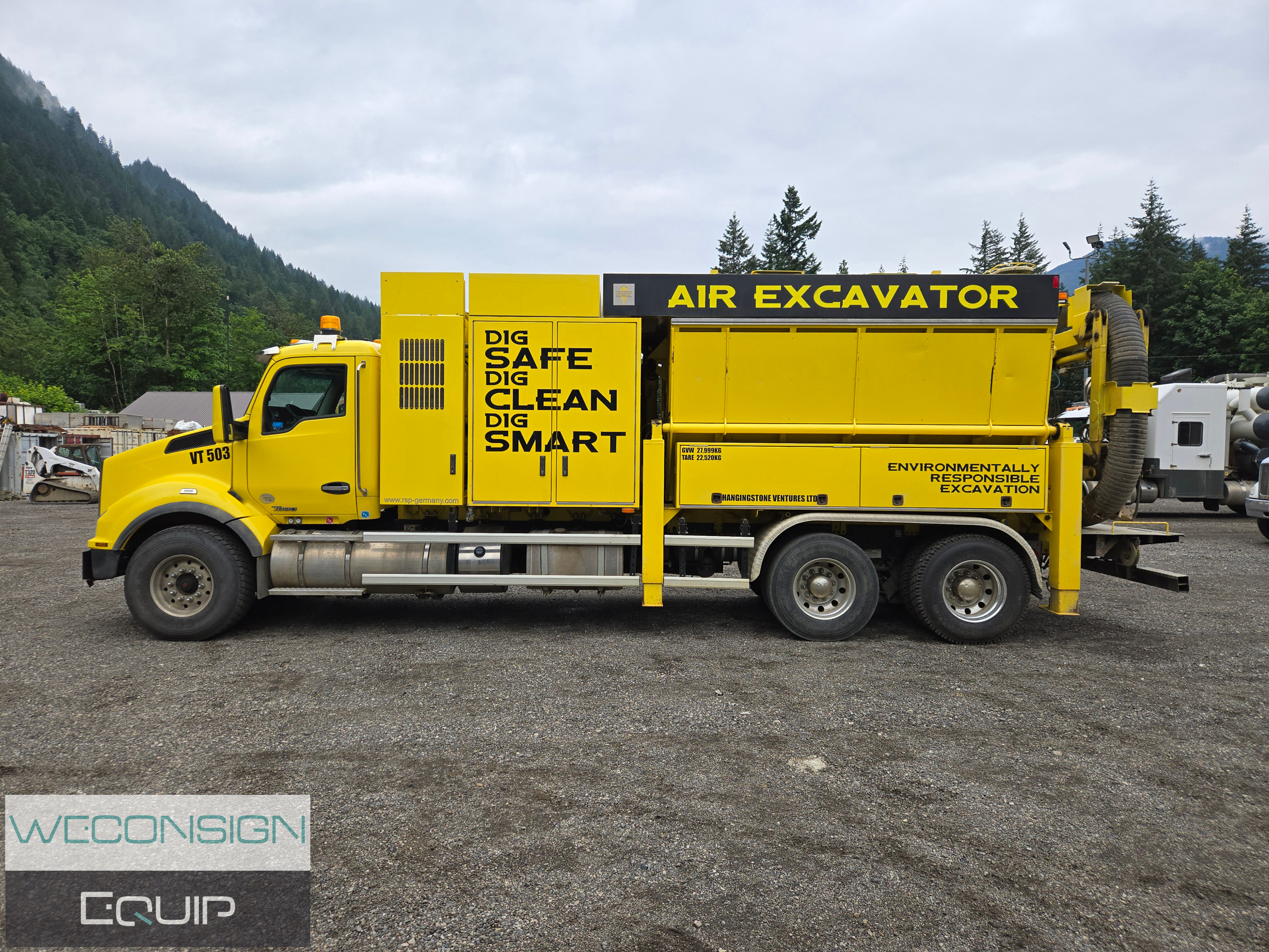 Used 2017 Kenworth T800 Tandem Axle Air Vac