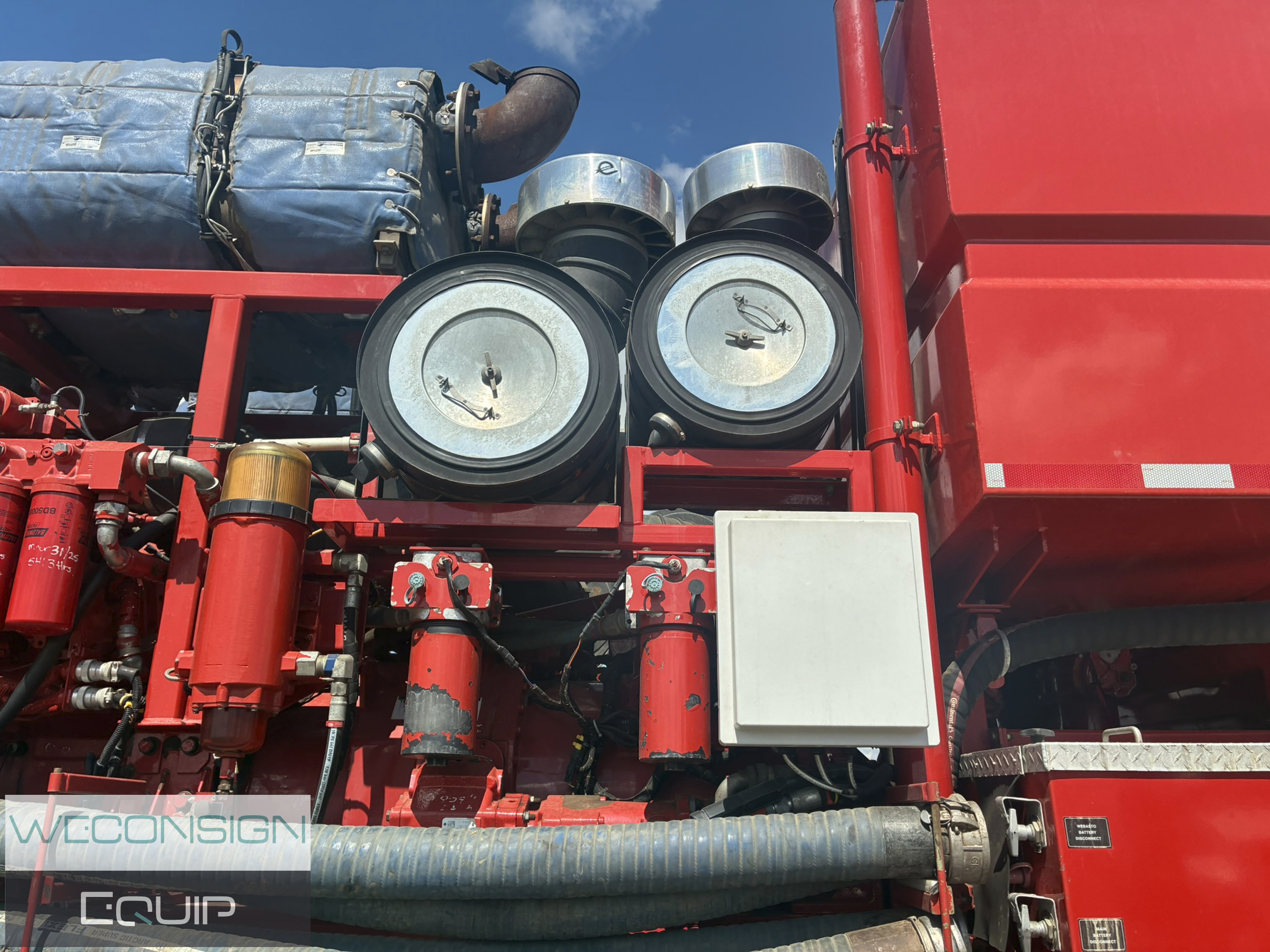 Used 2019 MSI 3000HP True Twin Fluid Pumper